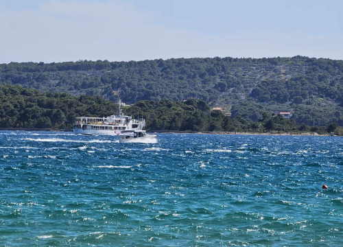 Fotografija 4 - Mještani Prvića prosvjedovali jer su nezadovoljni brodovima koji ih povezuju s kopnom