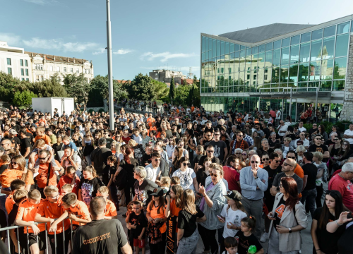 Fotografija 13 - Šibenik dočekao svoje heroje u narančastom: 'Carević ostaje, sezona time završena'