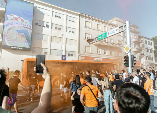 Fotografija 15 - Šibenik dočekao svoje heroje u narančastom: 'Carević ostaje, sezona time završena'
