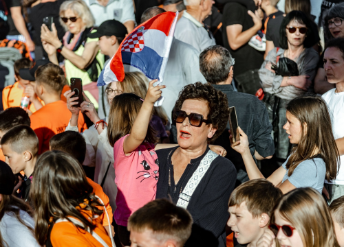 Fotografija 27 - Šibenik dočekao svoje heroje u narančastom: 'Carević ostaje, sezona time završena'