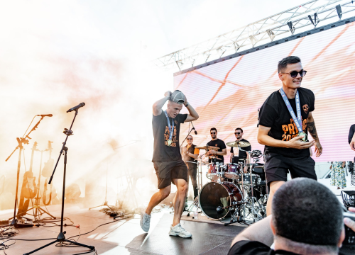 Fotografija 46 - Šibenik dočekao svoje heroje u narančastom: 'Carević ostaje, sezona time završena'
