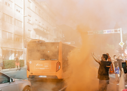 Fotografija 51 - Šibenik dočekao svoje heroje u narančastom: 'Carević ostaje, sezona time završena'