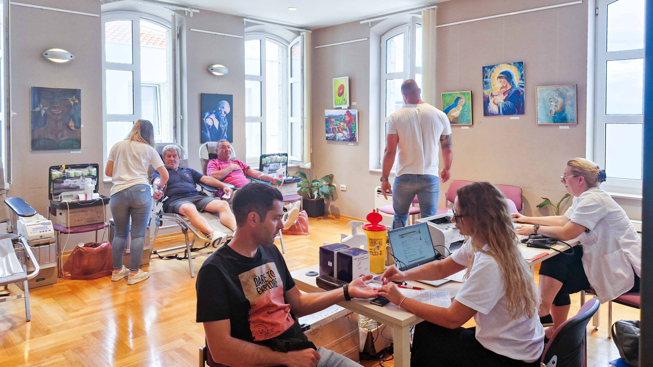 Crveni križ objavio raspored dobrovoljnog darivanja krvi za svibanj