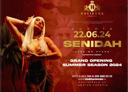 Fotografija 2 - Ne propustite spektakularno otvaranje Haciende uz popularnu Senidah!