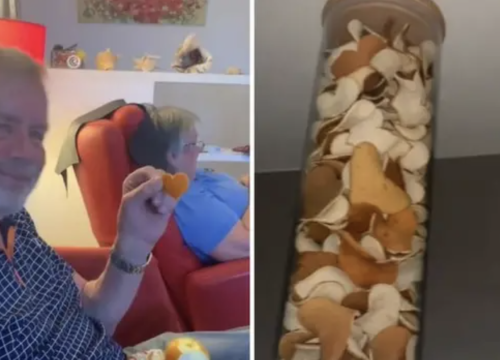 Djed baki svaku večer izrezuje srca od kore naranče