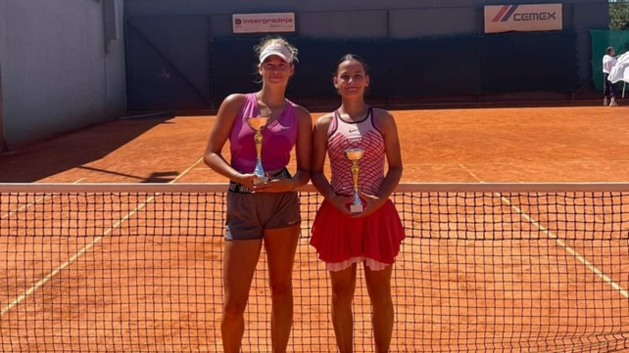 Tenisačici Šubićevca Terezi Sertić u Solinu dvije titule: U finalu singla pobijedila partnericu iz dubla