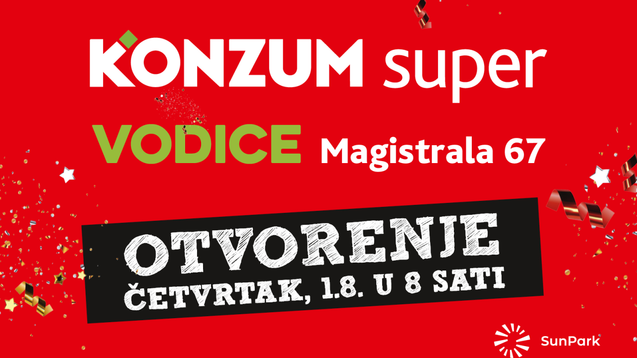 Vodičani dobivaju novog susjeda: Super Konzum u sklopu centra SunPark