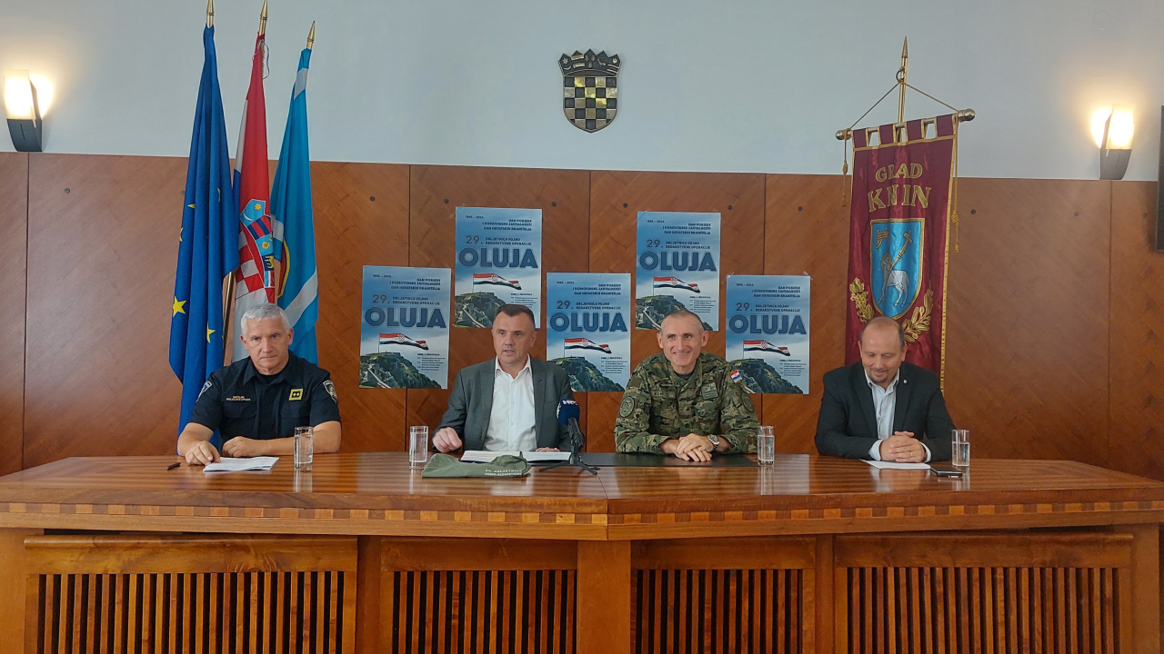 U Kninu predstavljen program svečanog obilježavanja 29. obljetnice VRO Oluja