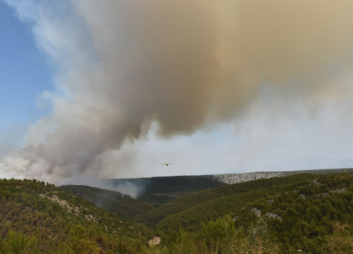 Fotografija 7 - Župan obišao požarište: 'Zatražit ćemo proglašenje velike nesreće'