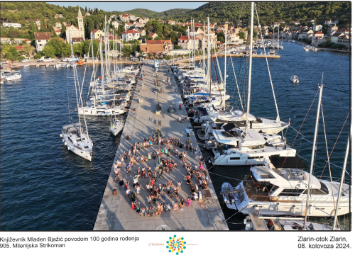 Fotografija 2 - Milenijske fotografije u čast Vesni Parun i Mladenu Bjažiću snimane na Zlarinu