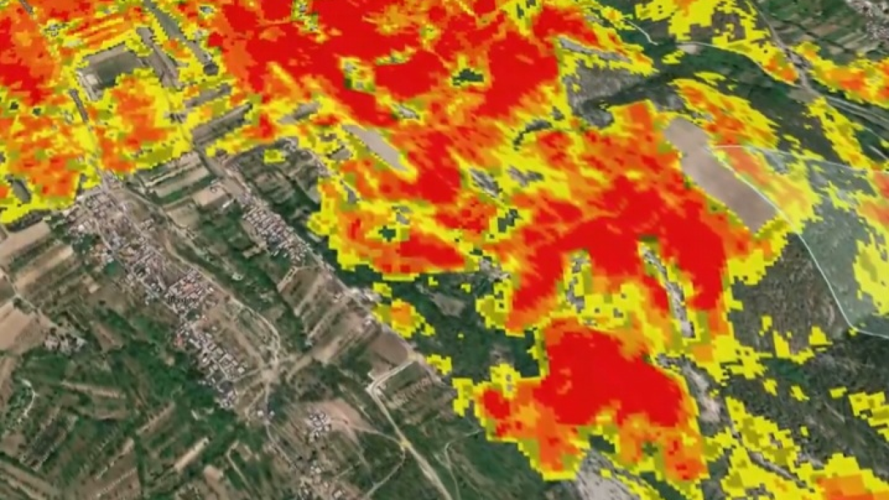 Ogromna površina: Pogledajte razmjere velikog požara u Skradinu na početku kolovoza