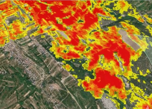 Ogromna površina: Pogledajte razmjere velikog požara u Skradinu na početku kolovoza