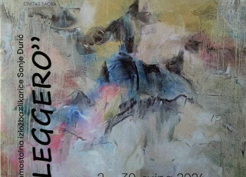 Fotografija 3 - Samostalna izložba slikarice Sonje Đurić u galeriji sv. Nikole Tavelića