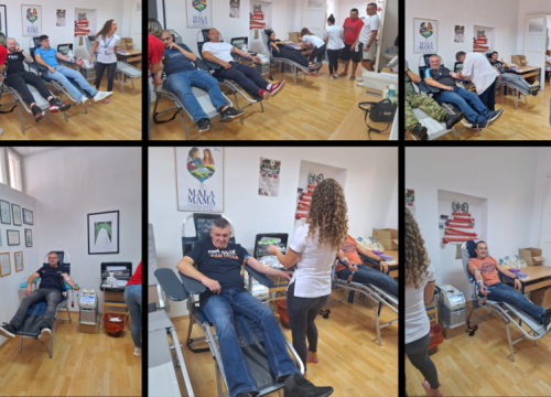 U Kninu održana akcija darivanja krvi, prikupljene 52 doze