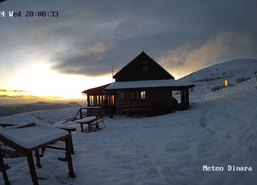 Prvi ovosezonski snijeg pada i na Dinari