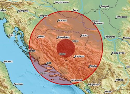Jak potres pogodio Bosnu i Herecegovinu