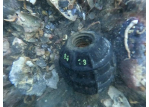 Fotografija 3 - Šibenski policijski službenici tradicionalno sudjelovali u ekološkoj akciji čišćenja podmorja