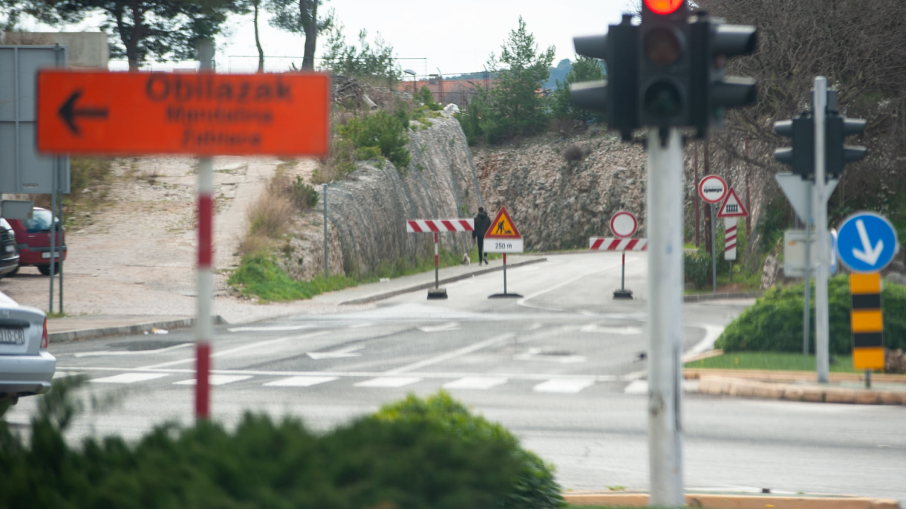Zbog rekonstrukcija čvora Mandalina, privremena regulacija prometa