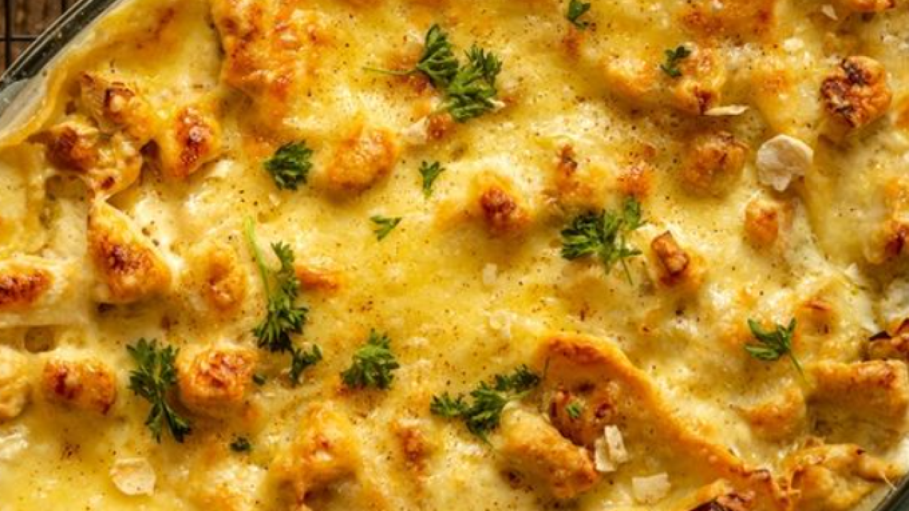 Subotnji recept za mlince s piletinom, gljivama i sirom