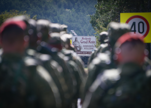 Fotografija 5 - Novi vođe Hrvatske vojske završili hodnju do Knina dugu 88 kilometara