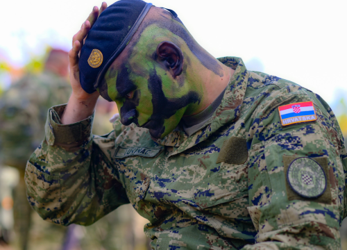 Fotografija 8 - Novi vođe Hrvatske vojske završili hodnju do Knina dugu 88 kilometara