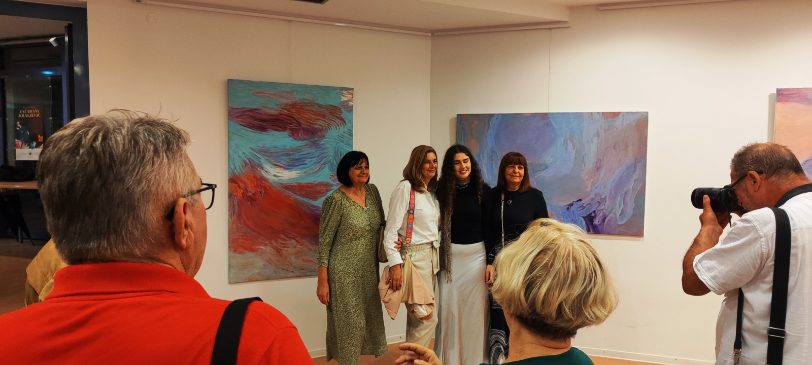 U knjižnici otvorena izložba mlade umjetnice Doris La Mazza