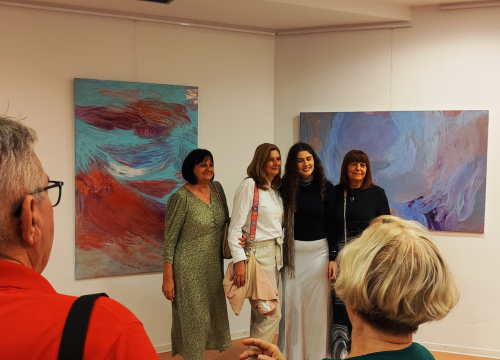 U knjižnici otvorena izložba mlade umjetnice Doris La Mazza