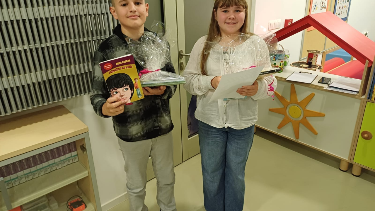 Mladi Kninjani Marika i Luka najbolji u čitanju naglas