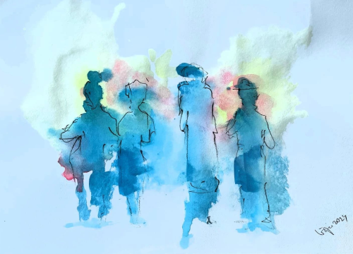 Fotografija 3 - U šibenskoj knjižnici otvorena izložba likovnih radova lokalnih umjetnika