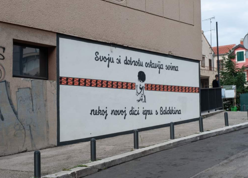 Fotografija 15 - Šibenik diše narančasto: Kvartovi postaju galerije za navijačku umjetnost