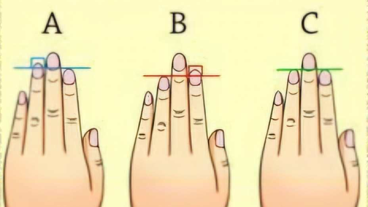 Usporedite dužinu svojih prstiju i saznajte što to govori o vama
