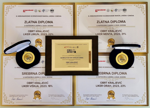 Fotografija 4 - Destilerija Kraljević osvojila po dva zlata i srebra na prestižnom međunarodnom natjecanju za likere