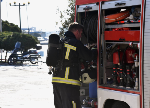 Šibenski vatrogasci na Meterizama spasili mačku s krova
