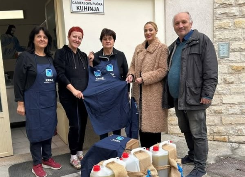 U NP Krka završena berba maslina, ulje darovali pučkoj kuhinji