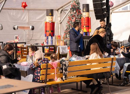 Fotografija 10 - Toplina i zajedništvo: Kninski mališani na radionici izradili božićne borove