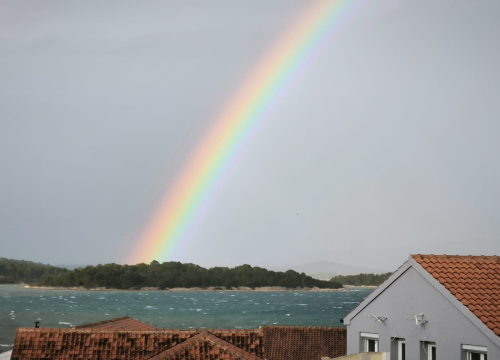 Fotografija 5 - Pogledajte spektakularan prizor nad Murterom nakon silovite kiše