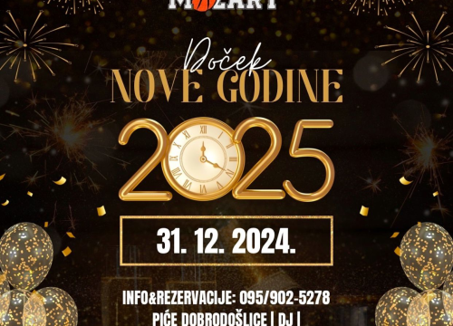 Fotografija 2 - Odbrojavanje počinje u Mozarta: Dočekajte Novu u stilu!