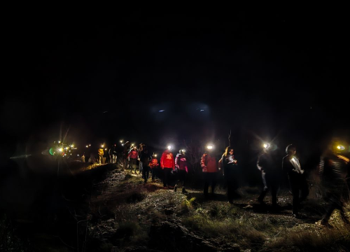 Fotografija 2 - U režiji Vodiških piketaša održana noćna lagana planinarska šetnja po brdima