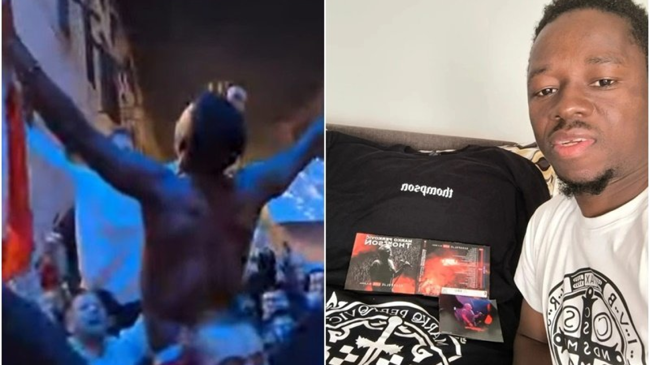 Thompson poslao poklon afričkom nogometašu koji se ludo zabavljao na njegovom koncertu