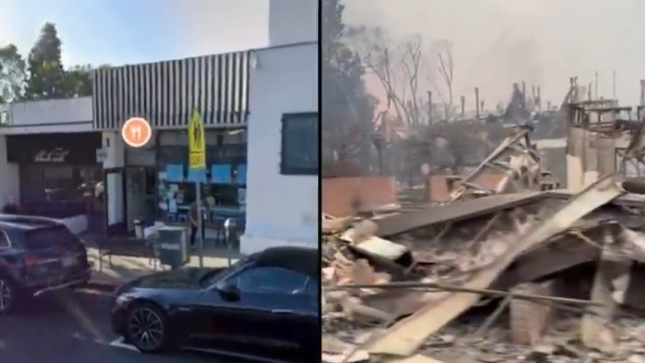 Pogledajte ulice u elitnoj četvrti Los Angelesa prije i poslije požara