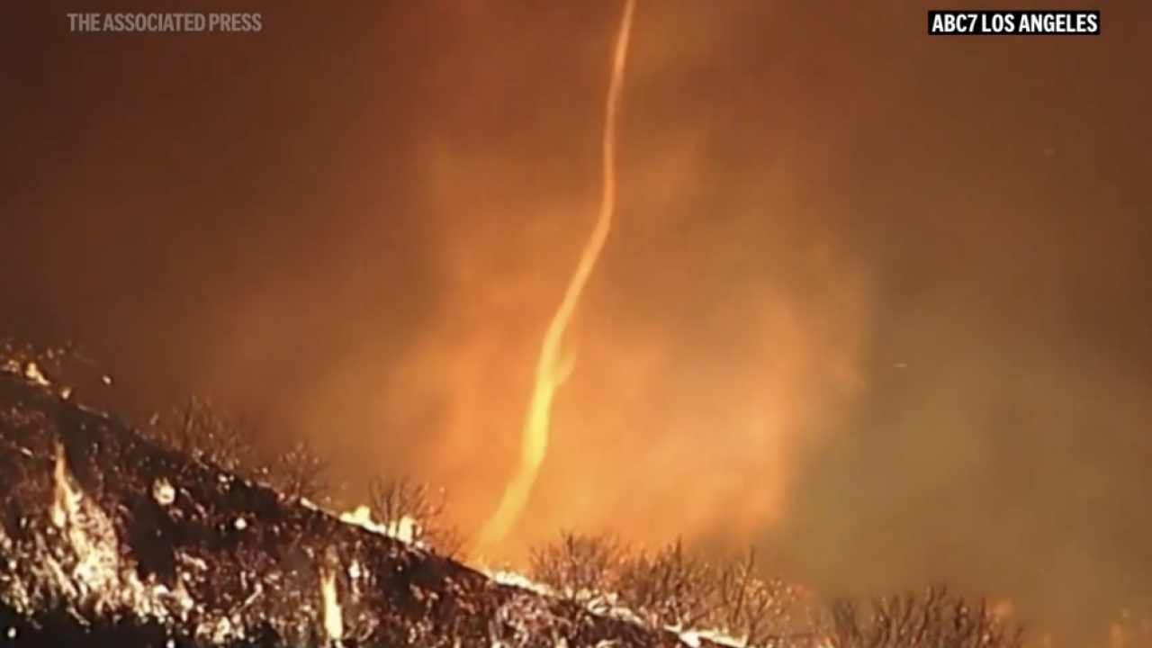 Nevjerojatni prizori: U Los Angelesu snimljen vatreni tornado