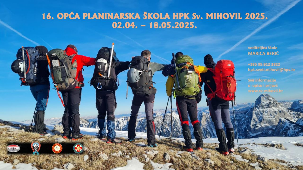 Kreće Opća planinarska škola HPK Sv. Mihovil, prijave su u tijeku