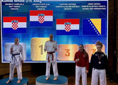 Fotografija 1 - Lili Klarin i Elin Ianachi Ćopić zlatne, a Gabrijela Grubelić srebrna na turniru Grand Prix Croatia