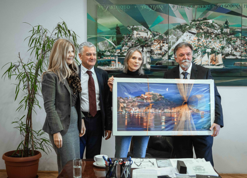 Fotografija 4 - Gradonačelnik Burić ugostio Željka Krnčevića: 'Novom ravnatelju i Gradu Šibeniku uvijek će biti na raspolaganju'