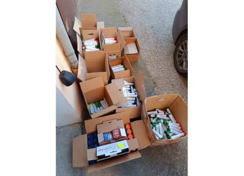 Fotografija 1 - Maloljetnik u garaži držao arsenal nedopuštene pirotehnike