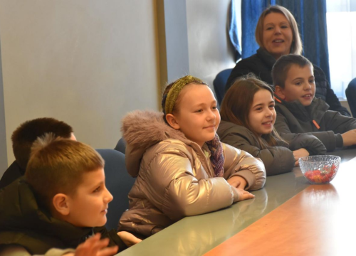 Fotografija 3 - Učenici iz Lozovca posjetili župana Marka Jelića