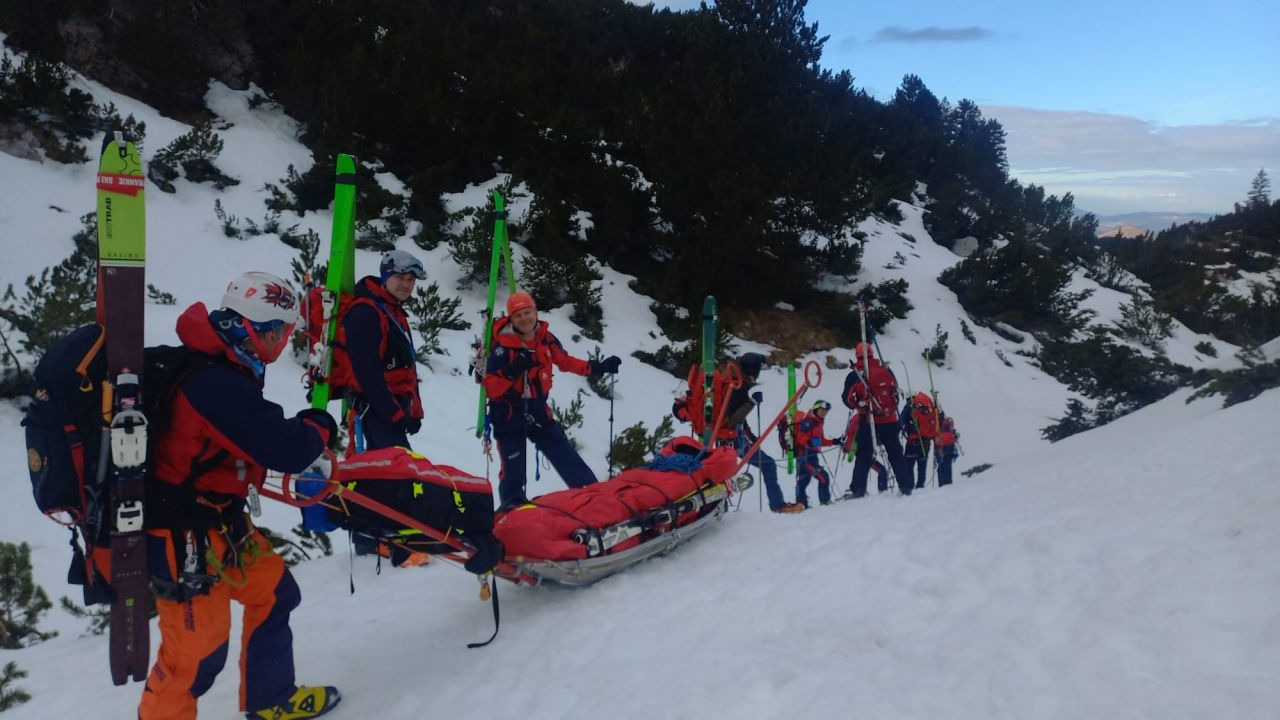 HGSS stanica Šibenik održala zimsku vježbu na Čvrsnici