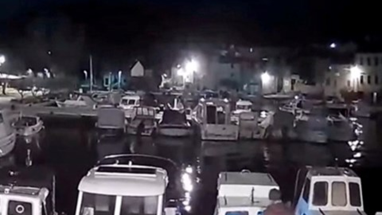 Pogledajte snimku: Kamere zabilježile potres na Zlarinu