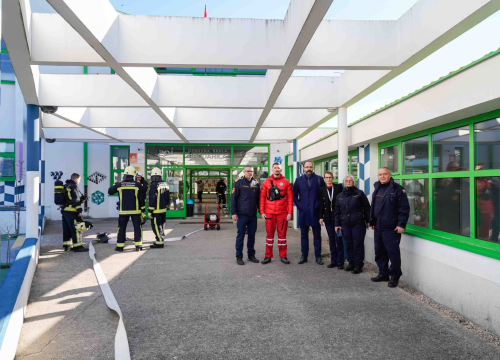 Fotografija 3 - Evakuirana OŠ Brodarica: Bez brige, to je bila samo vježba