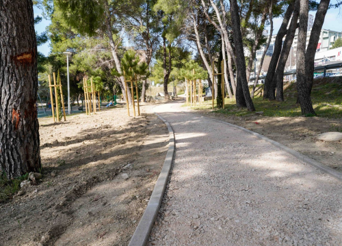 Fotografija 3 - Trim staza u Rasadniku skoro pa gotova: Počela završna faza radova